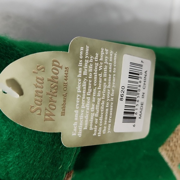 NWT Santa's Workshop Handcrafted Collectibles 16" Santa - Picture 9 of 10